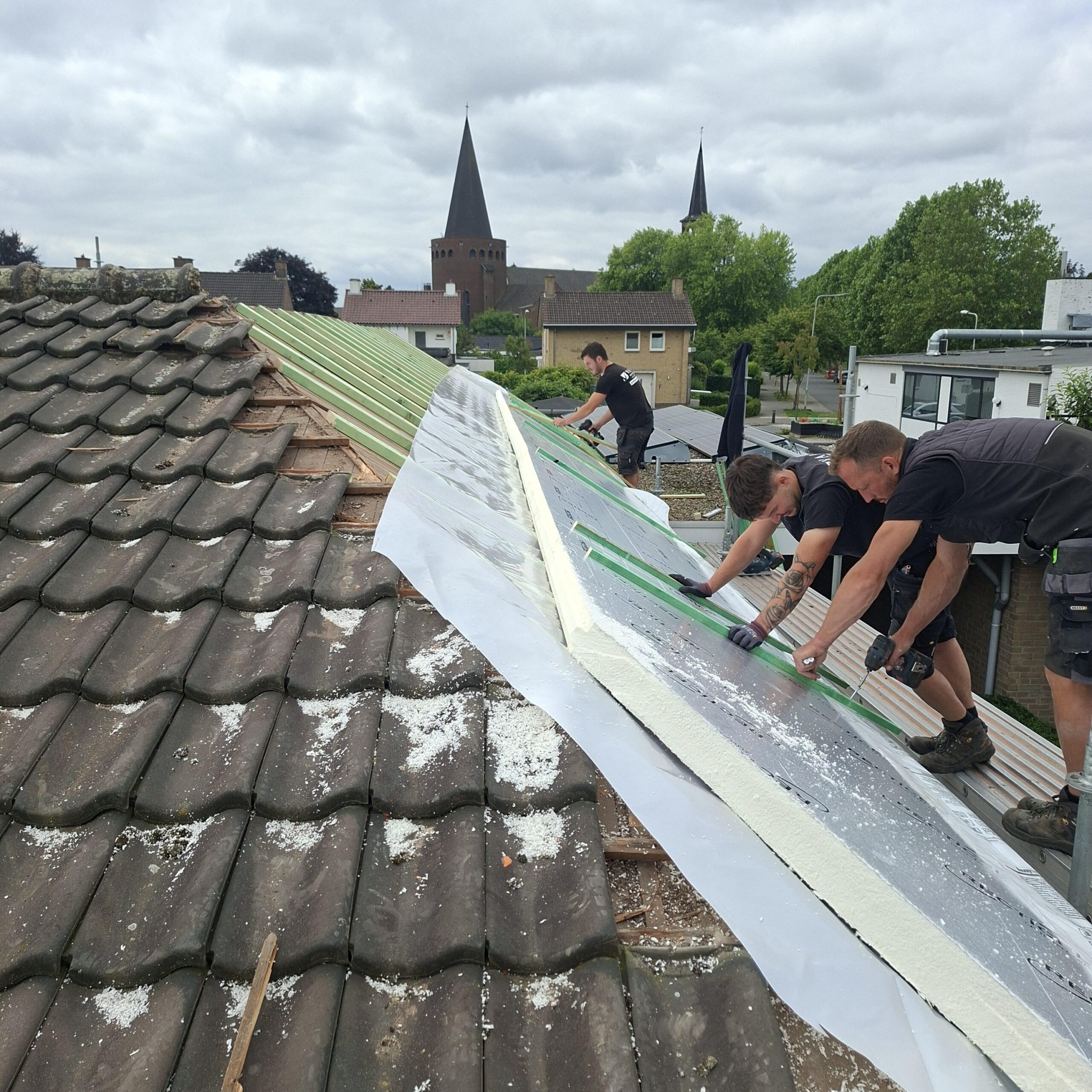 Renovatie Hellend Dak met Sarking-Systeem te Stein (NL) in Stein (NL), foto 7