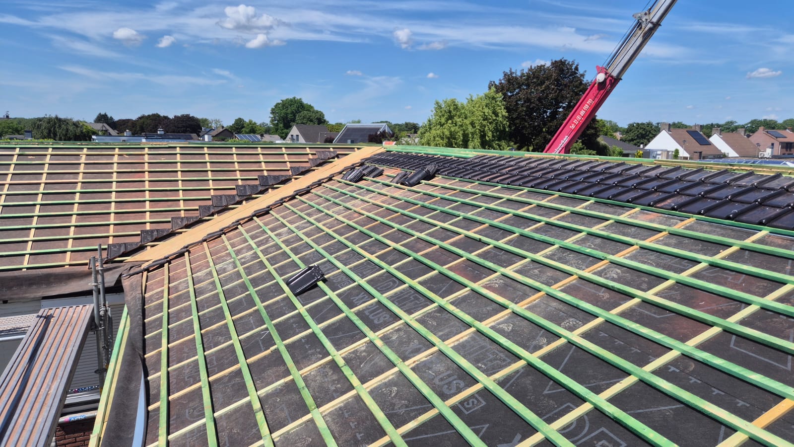 Renovatie Hellend Dak met Sarking-Systeem te Stein (NL) in Stein (NL), foto 10