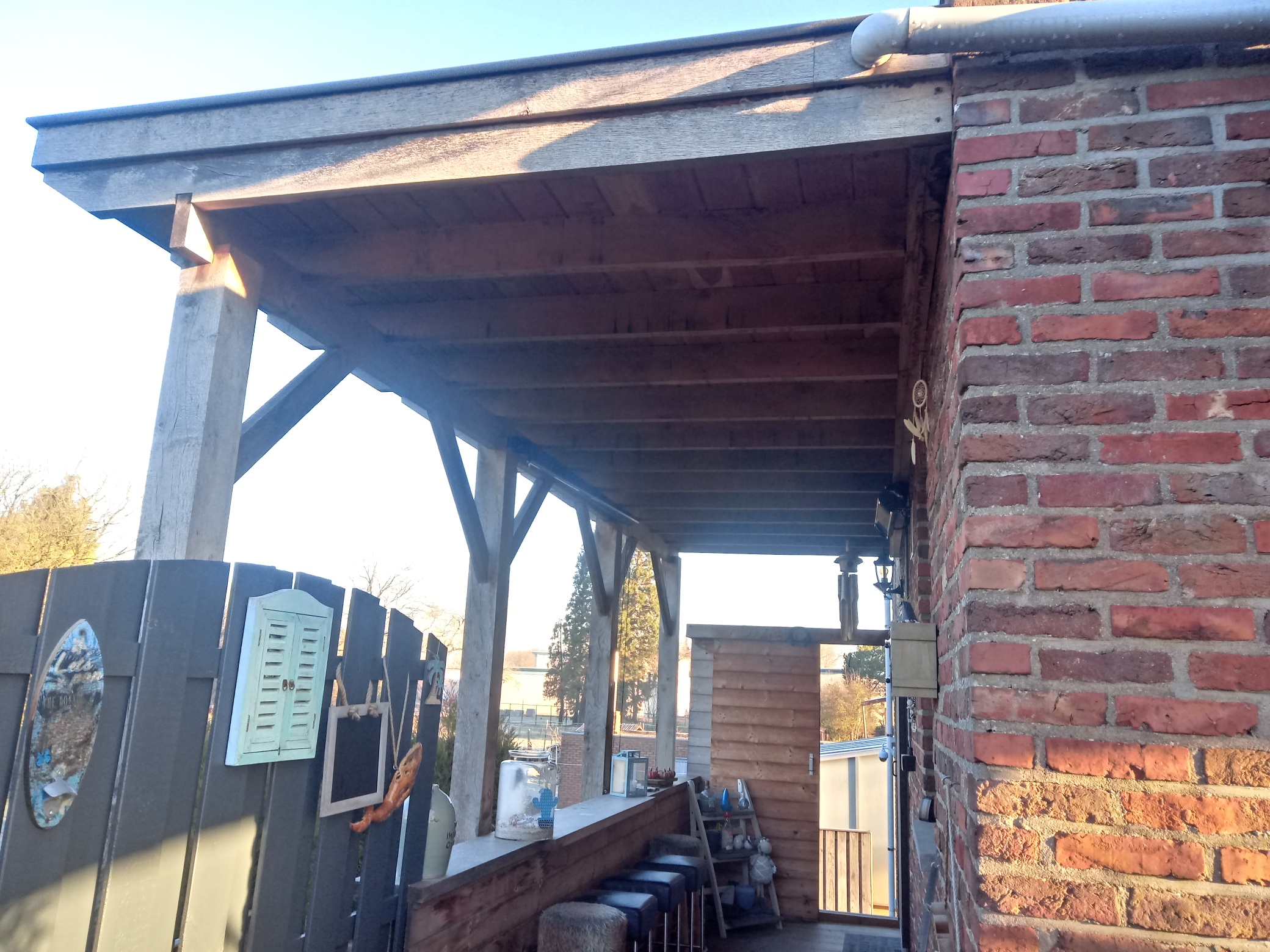 Afdak uit Eiken Hout te Eisden in Eisden, foto 2