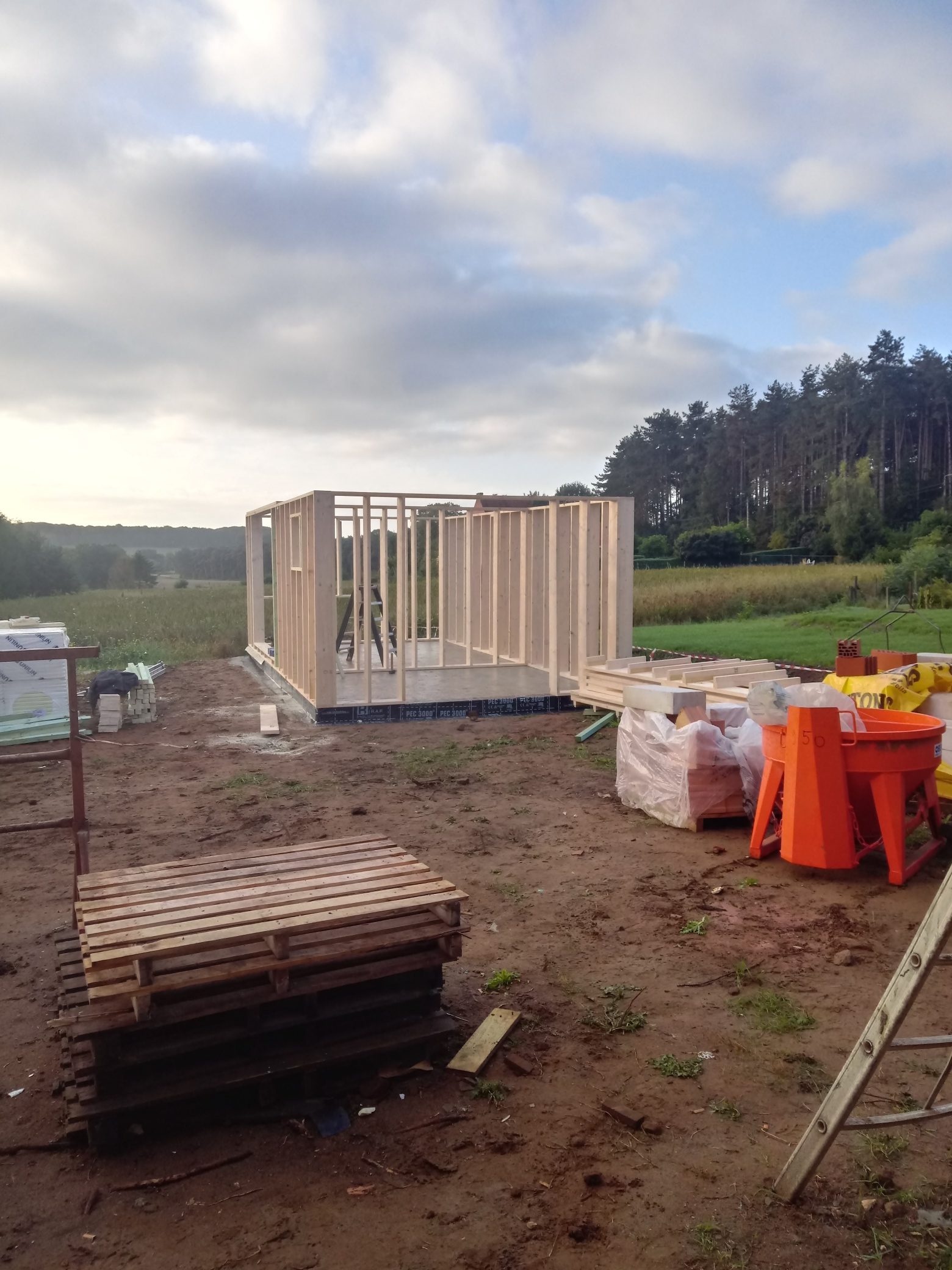 Nieuwbouw Hellend Dak + Bijgebouw te Diest in Diest, foto 5