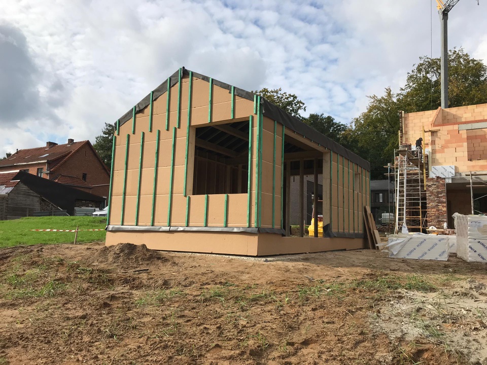 Nieuwbouw Hellend Dak + Bijgebouw te Diest in Diest, foto 6