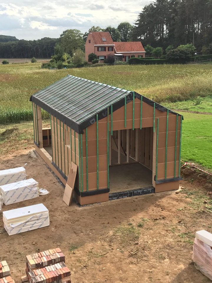 Nieuwbouw Hellend Dak + Bijgebouw te Diest in Diest, foto 7