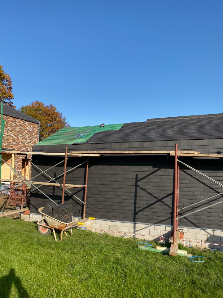 Nieuwbouw Hellend Dak + Bijgebouw te Diest in Diest, foto 10