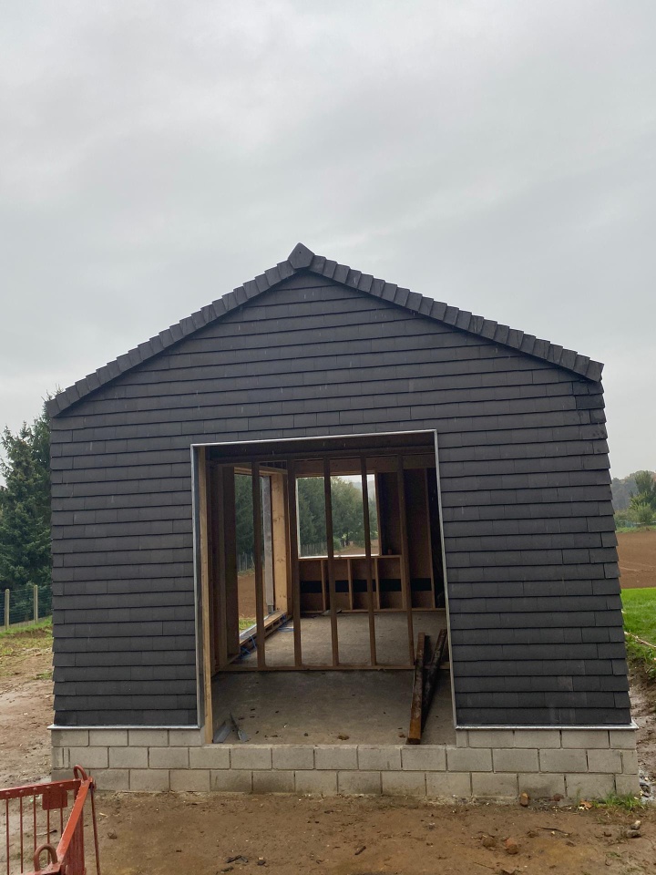 Nieuwbouw Hellend Dak + Bijgebouw te Diest in Diest, foto 12