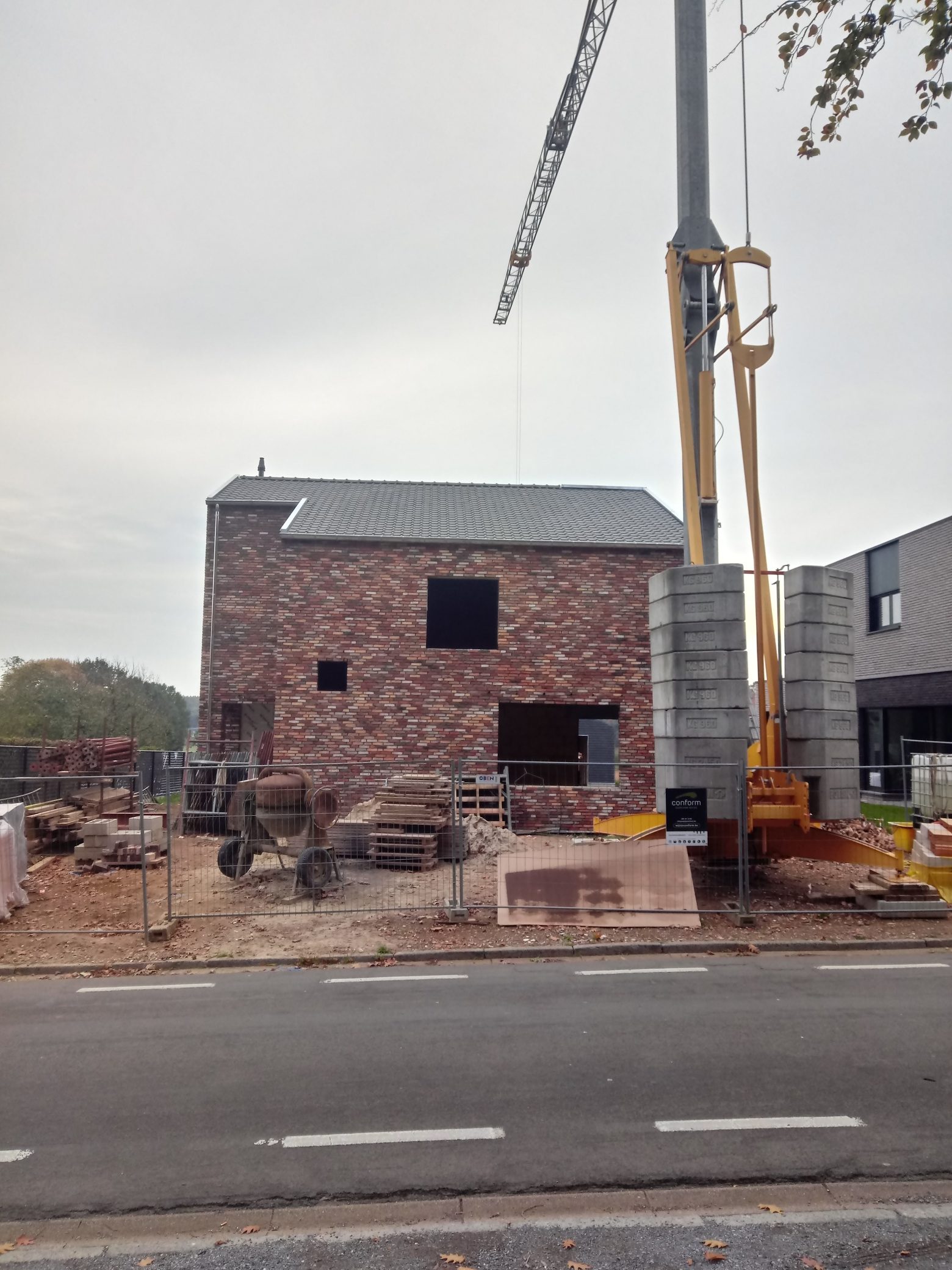 Nieuwbouw Hellend Dak + Bijgebouw te Diest in Diest, foto 20