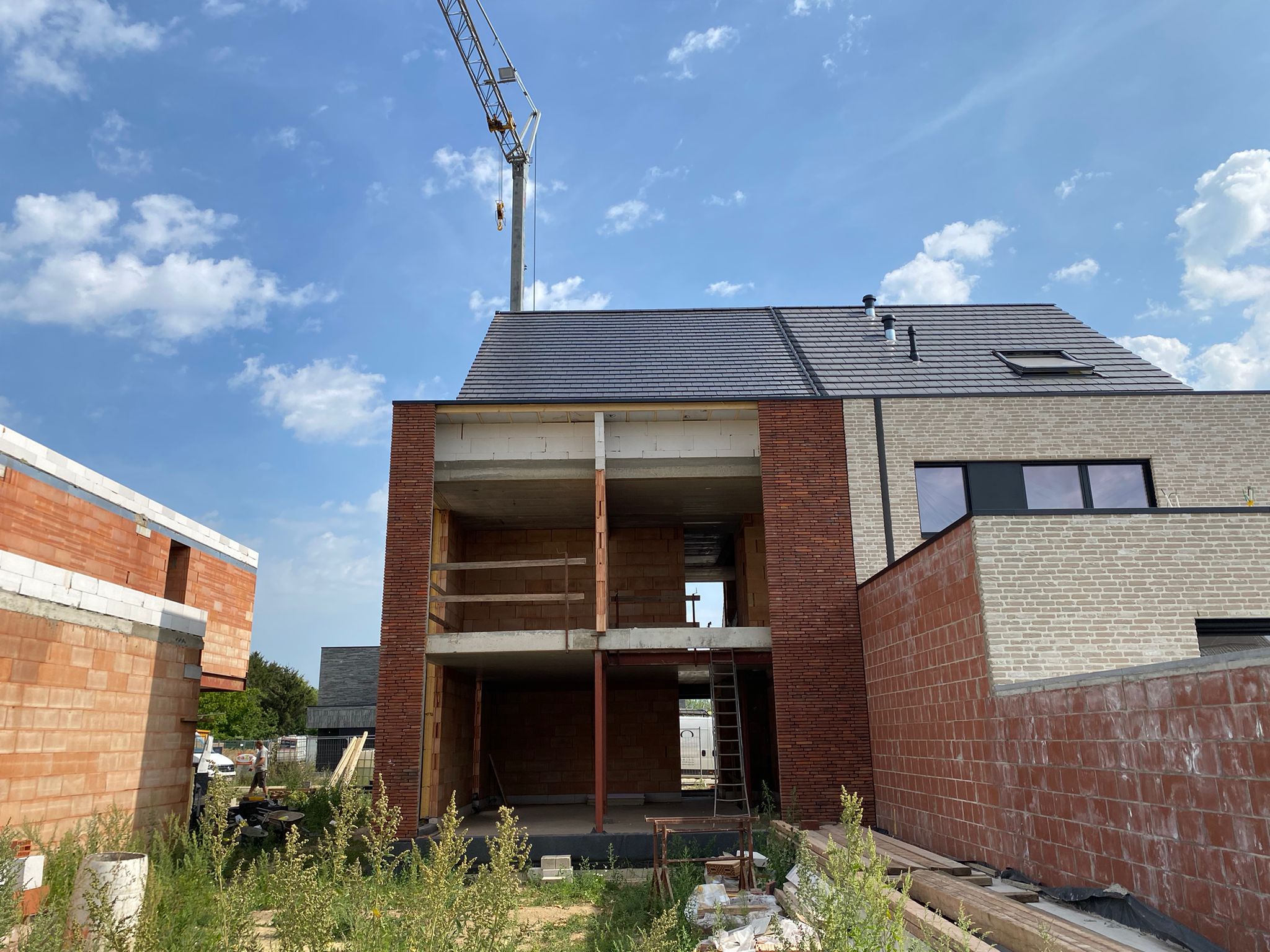 Nieuwbouw Hellend Dak met Binnenliggende Bakgoten te Maasmechelen in Maasmechelen, foto 10