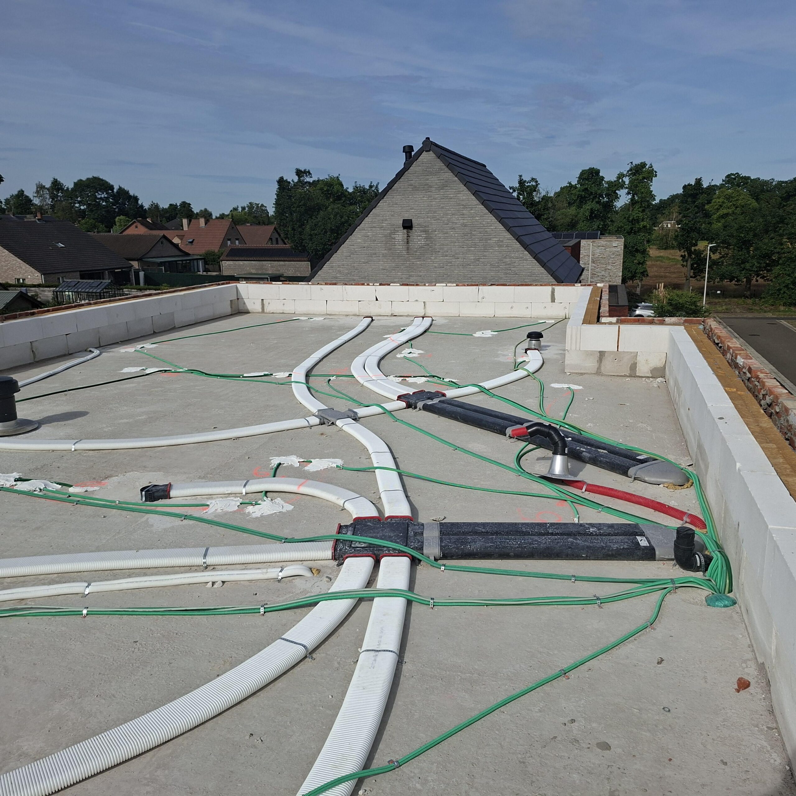Nieuwbouw Plat Dak in EPDM met Ballast te Kuringen in Kuringen, foto 2