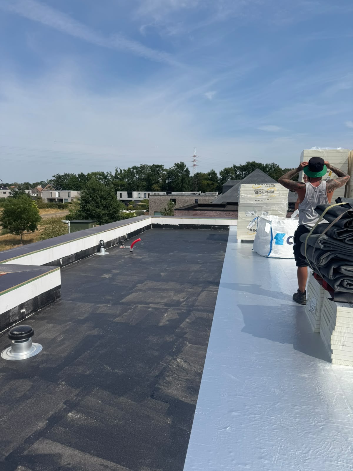 Nieuwbouw Plat Dak in EPDM met Ballast te Kuringen in Kuringen, foto 4