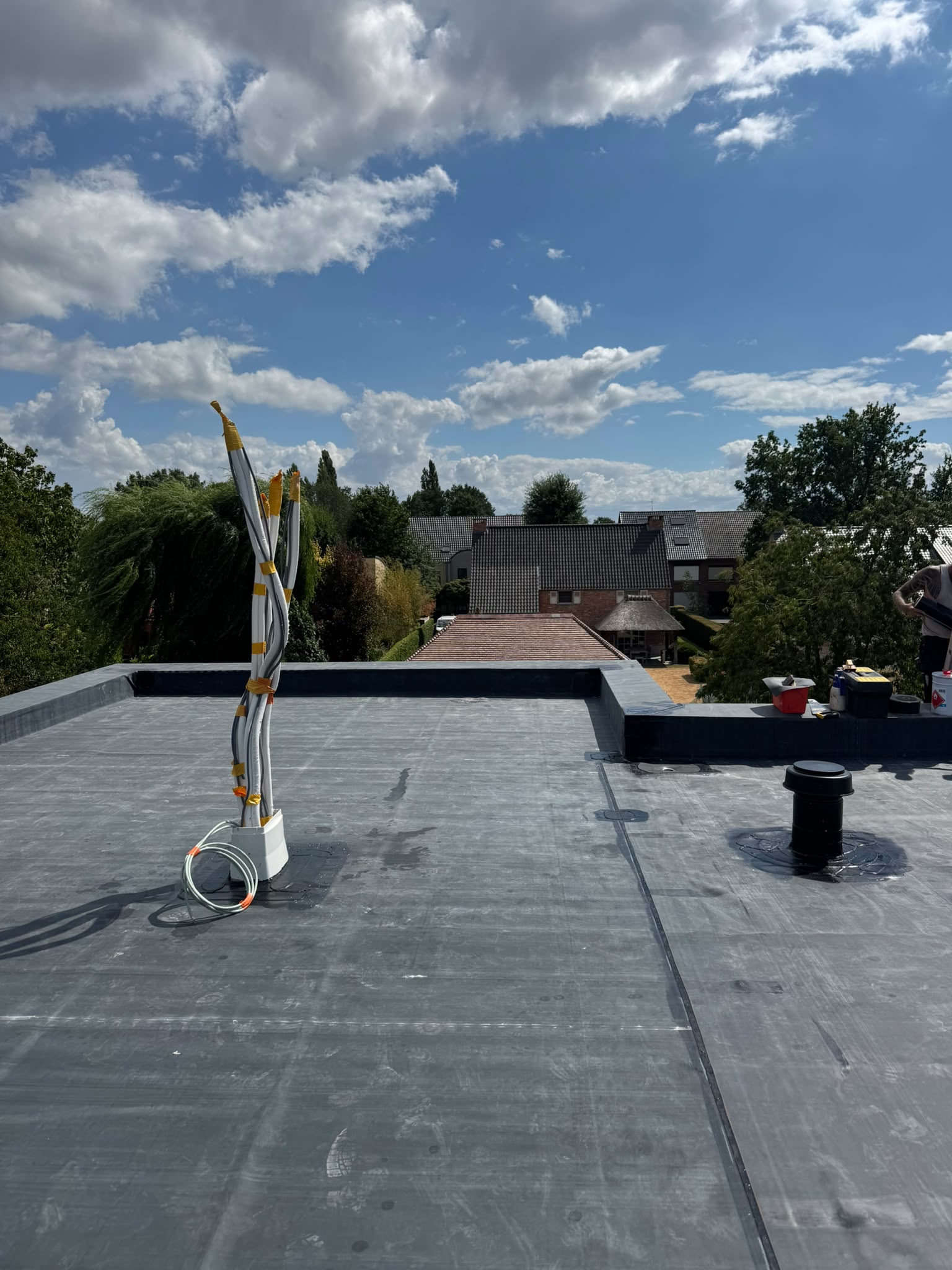 Nieuwbouw Plat Dak in EPDM met Ballast te Kuringen in Kuringen, foto 8