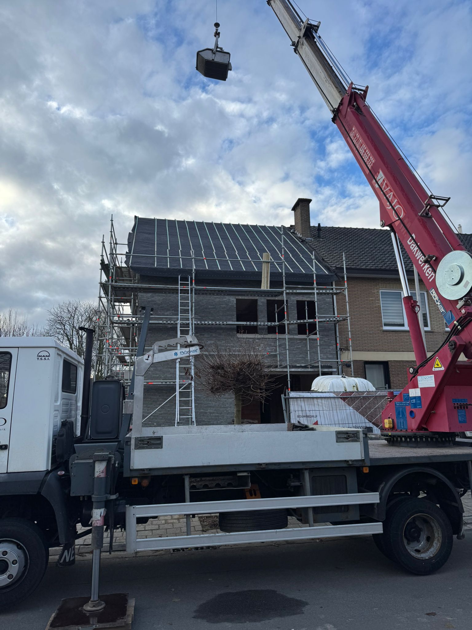Hellend Dak + Plat Dak met Ballast op Nieuwbouw te Hasselt in Hasselt, foto 6