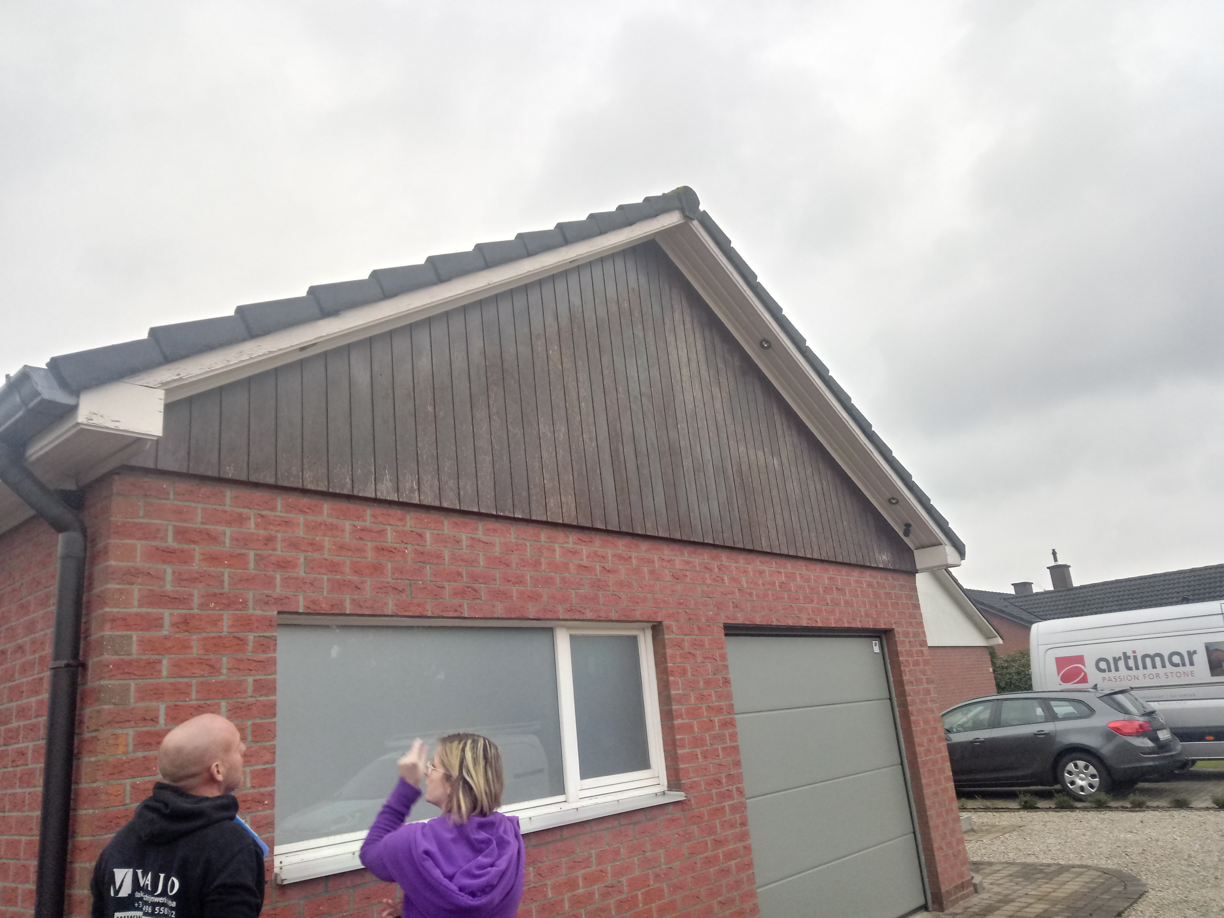 Renoveren van Gevelbekleding met Trespa te Diepenbeek in Diepenbeek, foto 3