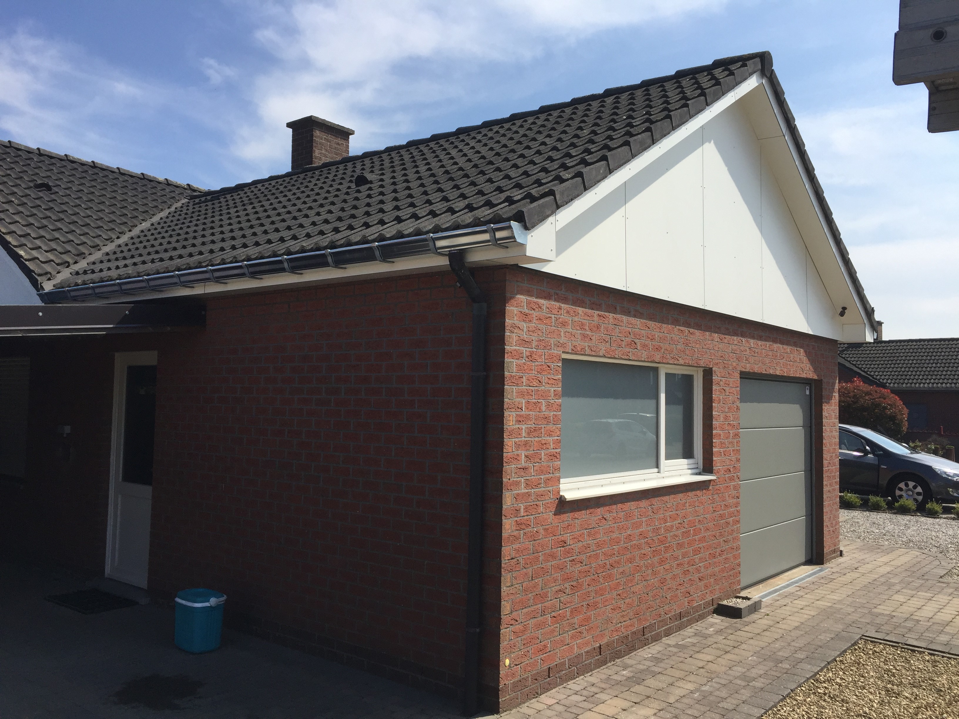 Renoveren van Gevelbekleding met Trespa te Diepenbeek in Diepenbeek, foto 8