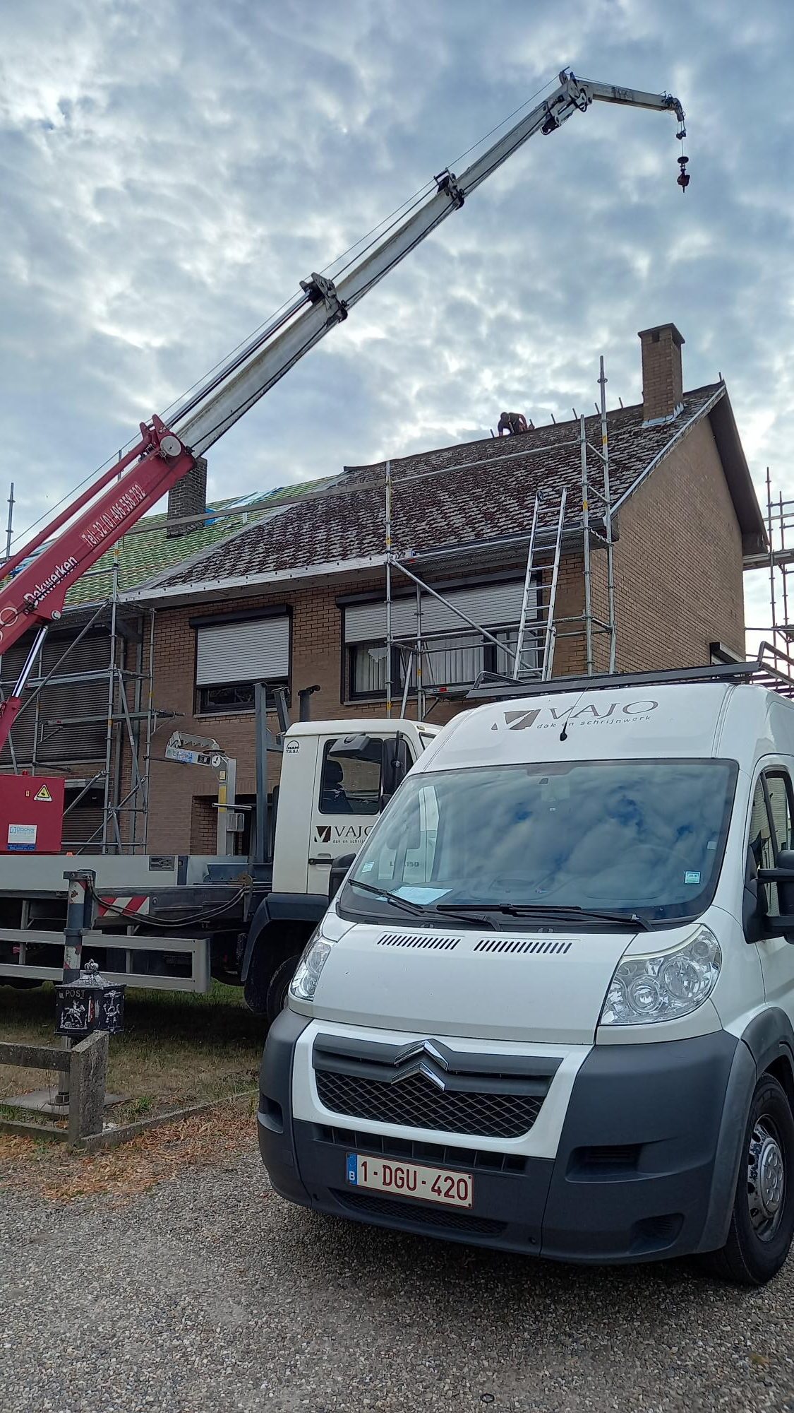 Renovatie van een Hellend Dak van een Dubbele Woonst te Maasmechelen in Maasmechelen, foto 5