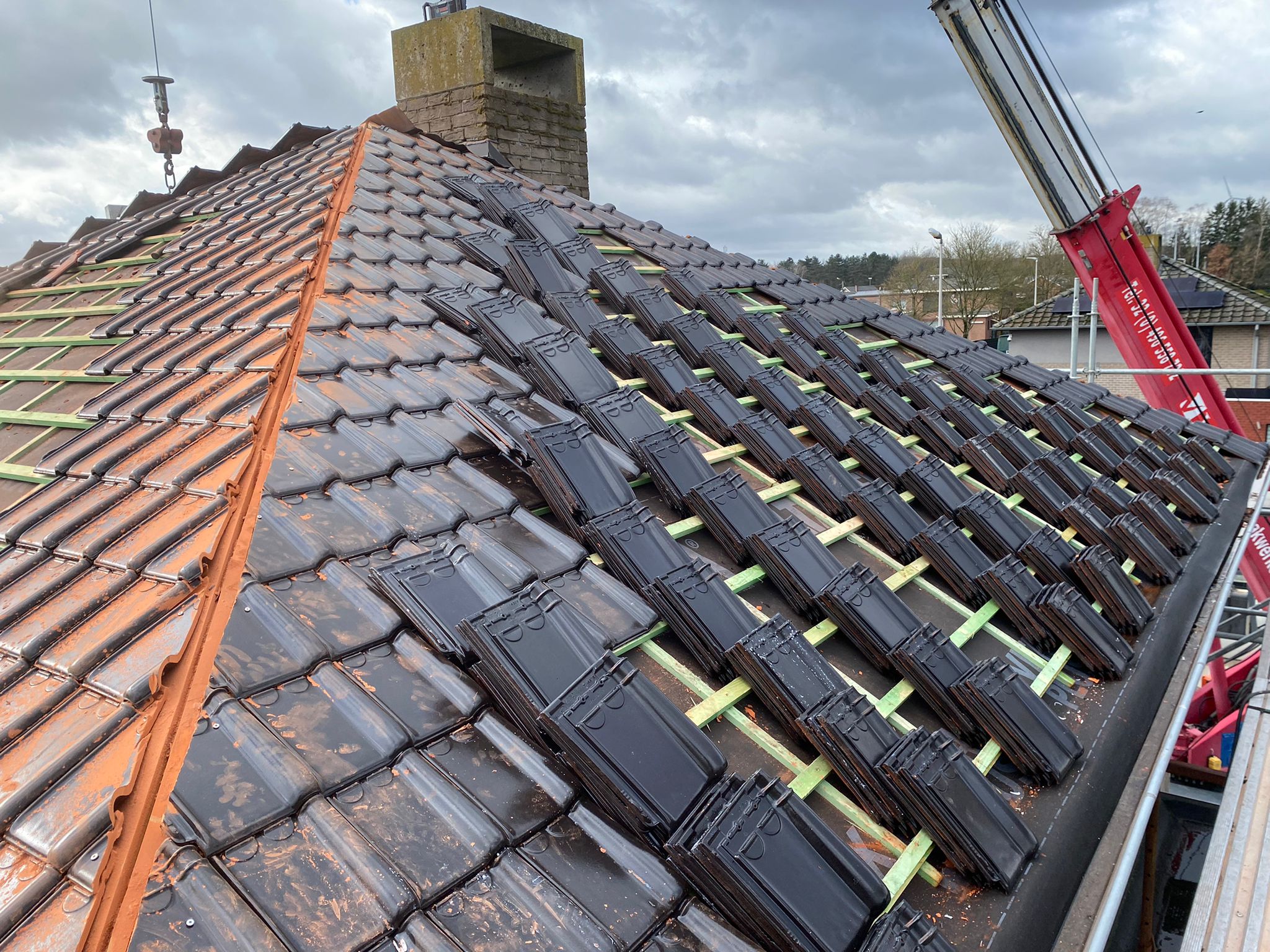 Renovatie van een Hellend Dak te Dilsen in Dilsen, foto 6