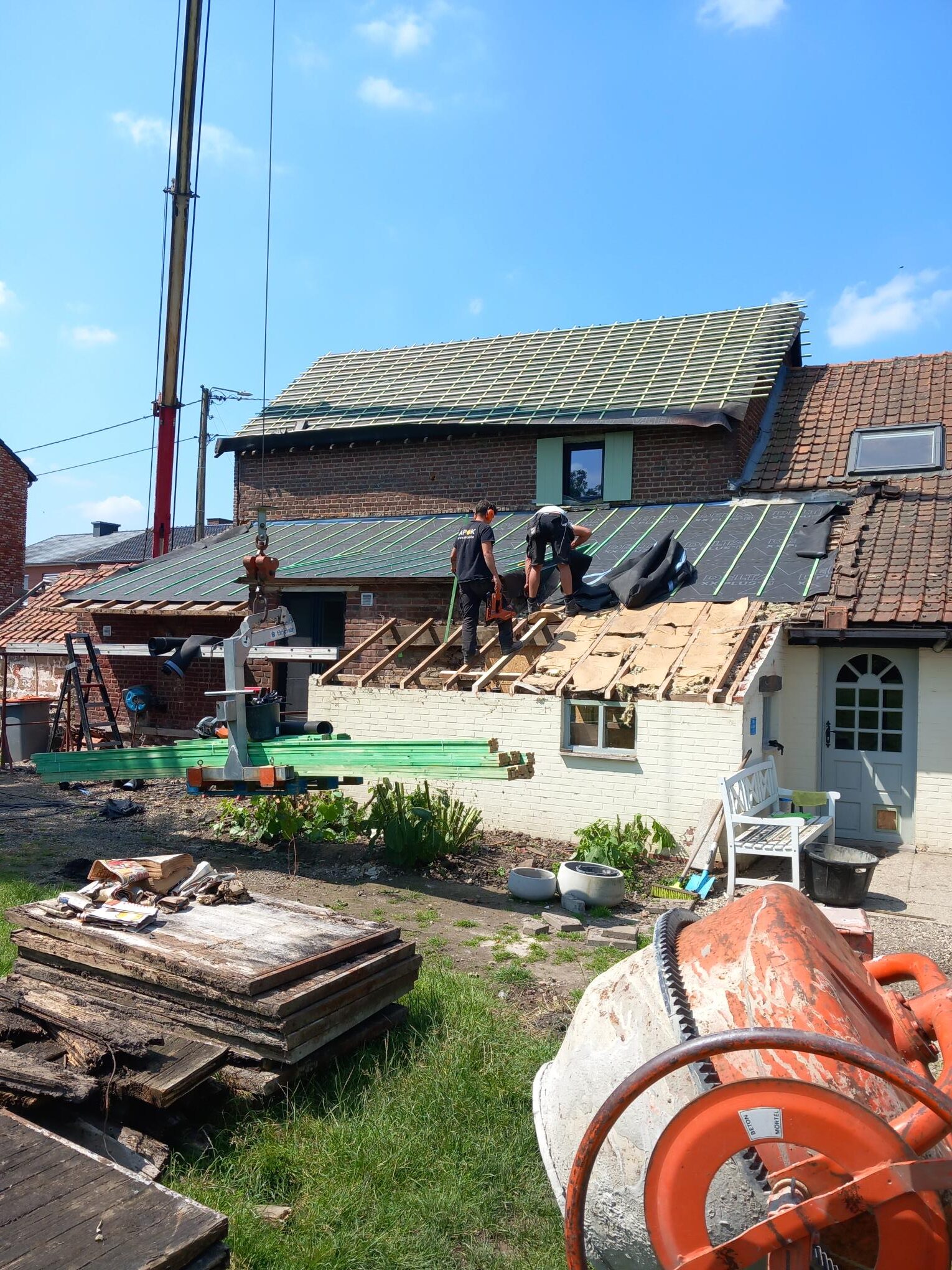 Renovatie Hellend Dak te Dilsen in Dilsen, foto 5