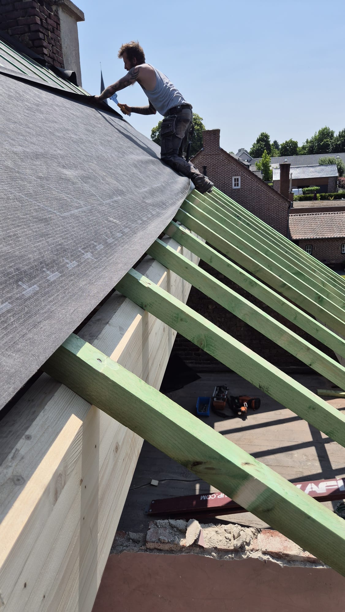 Renovatie Hellend Dak te Leut in Leut, foto 6