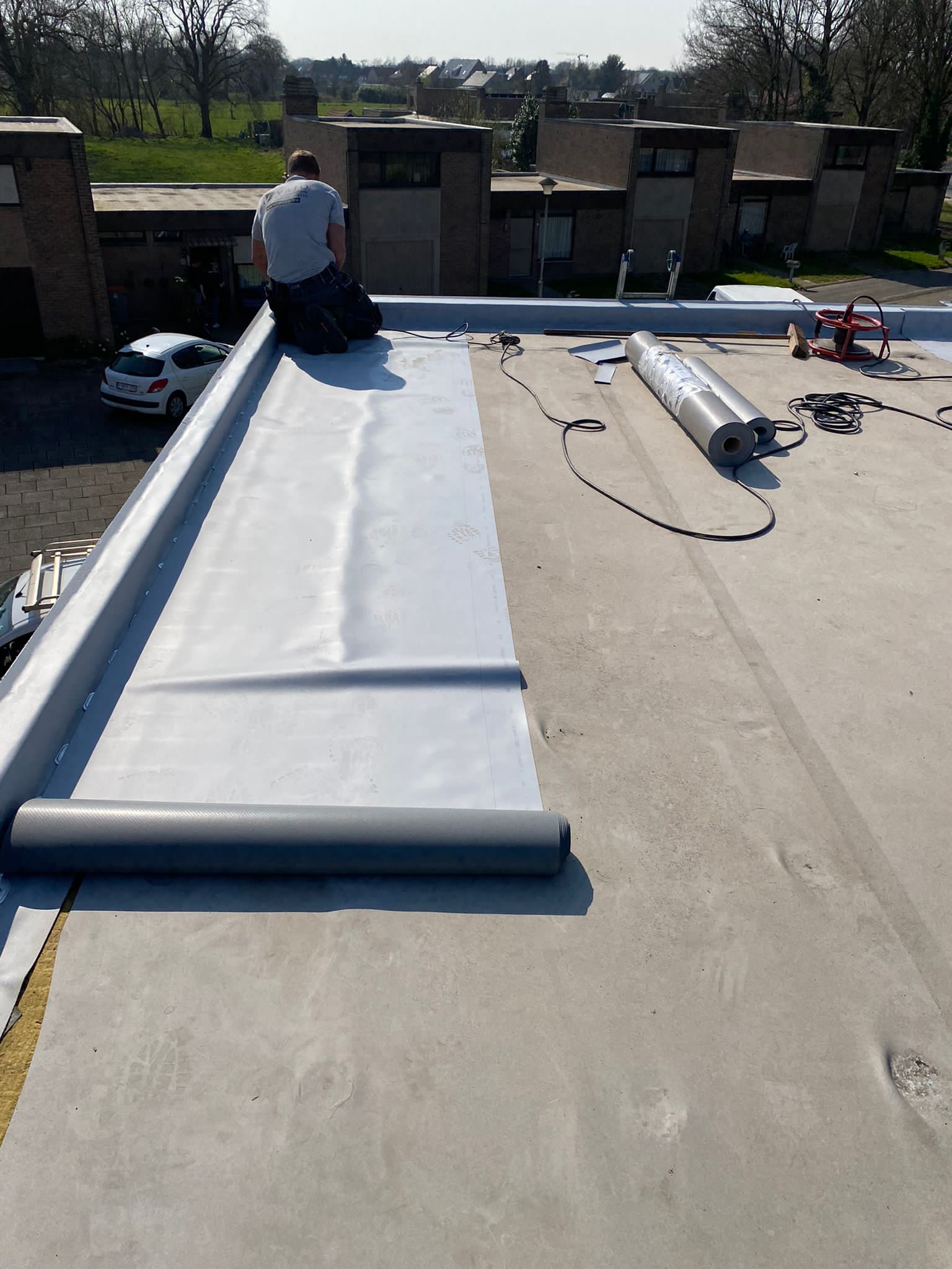 Renovatie van een Plat Dak met Alkor PVC te Maasmechelen in Maasmechelen, foto 3