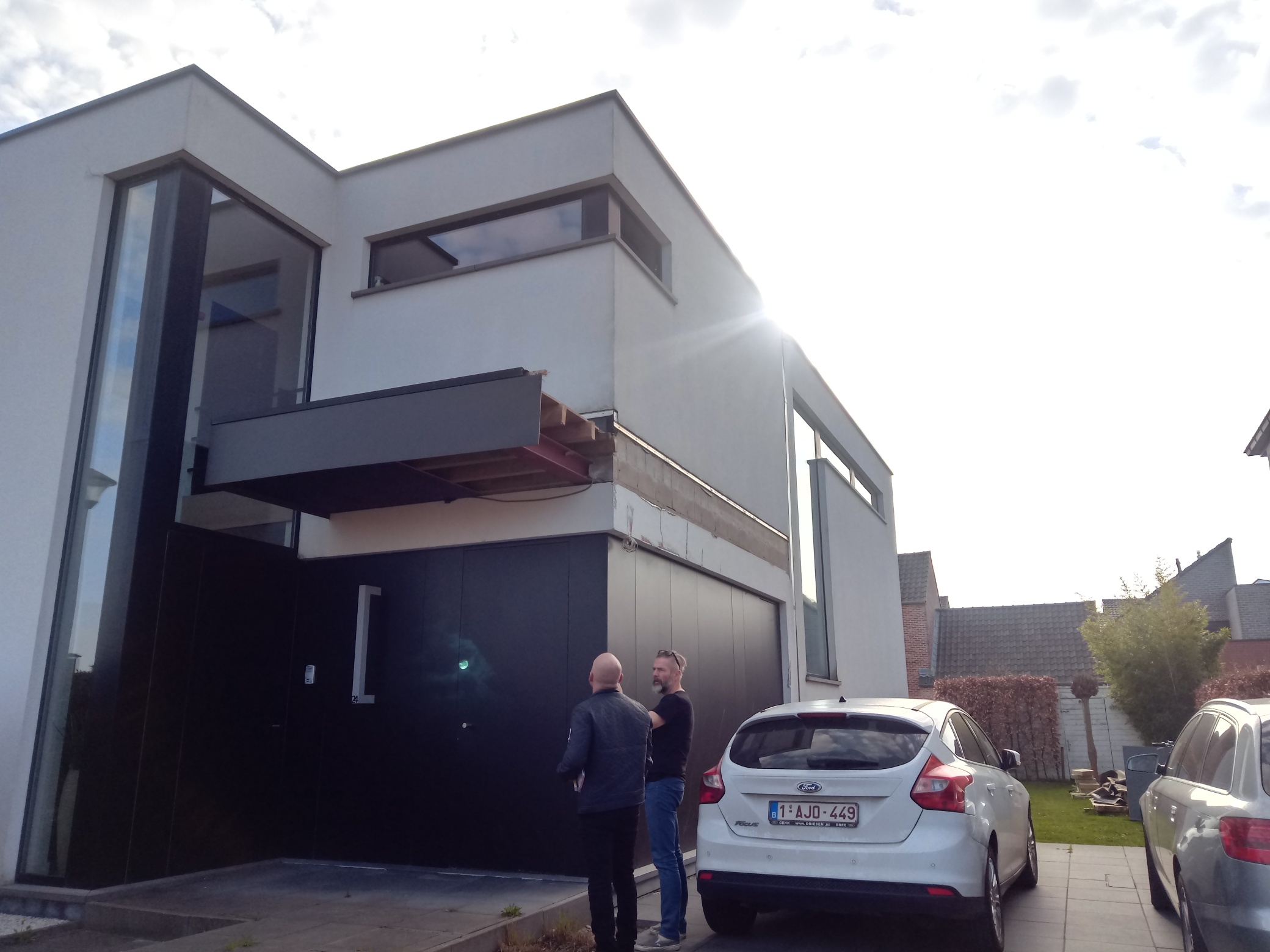 Renovatie van Carport -Plat Dak uit EPDM – Zichtbare Structuur aan de Binnenzijde te Bree in Bree, foto 5