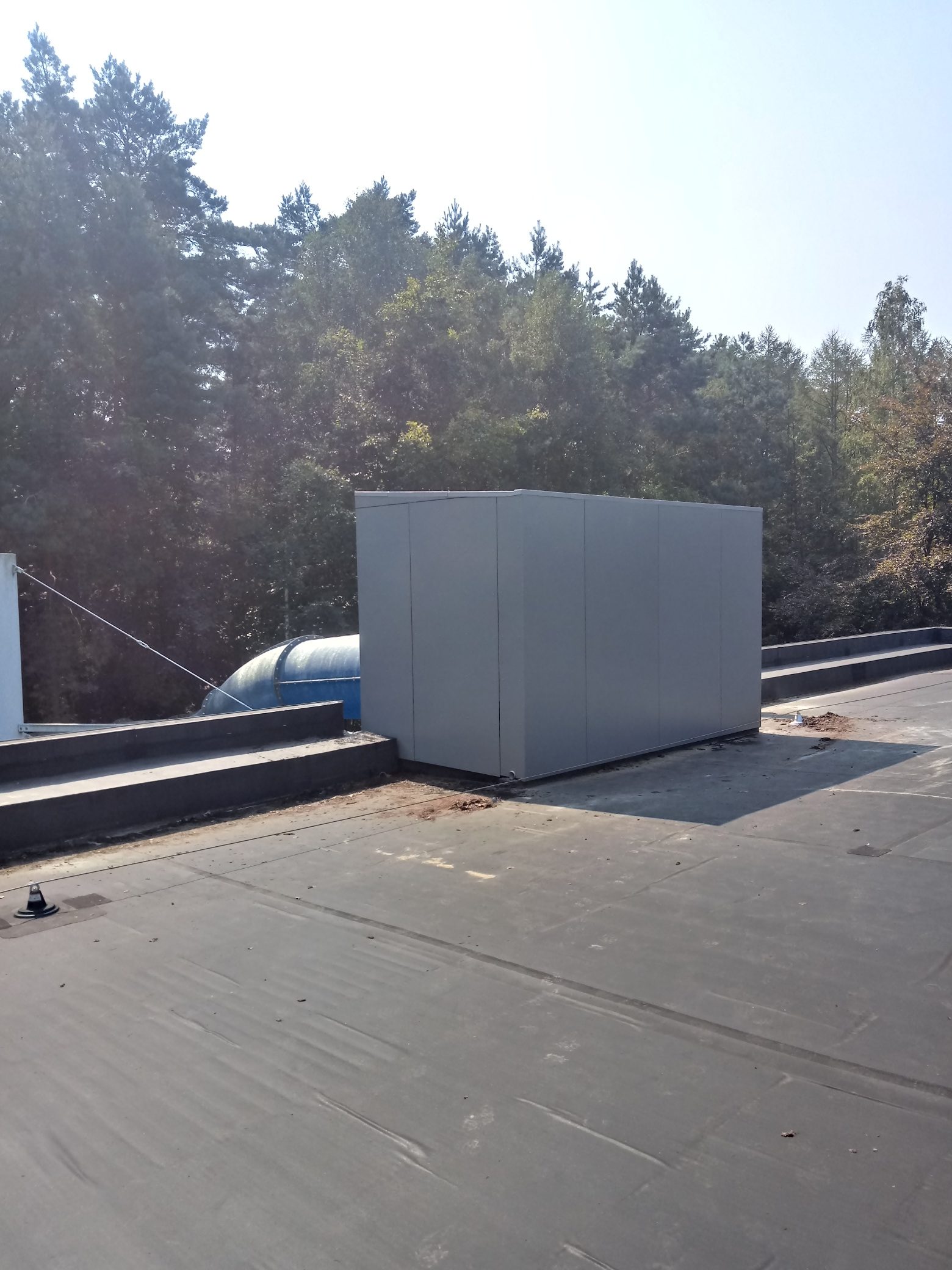 Renovatie van een Afdak + Huisje van Zwembad Prinsenpark te Maasmechelen in Maasmechelen