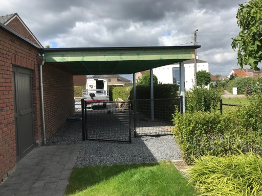 Renovatie van een Carport te Stokkem met een EPDM Dakbedekking in Stokkem met een EPDM Dakbedekking