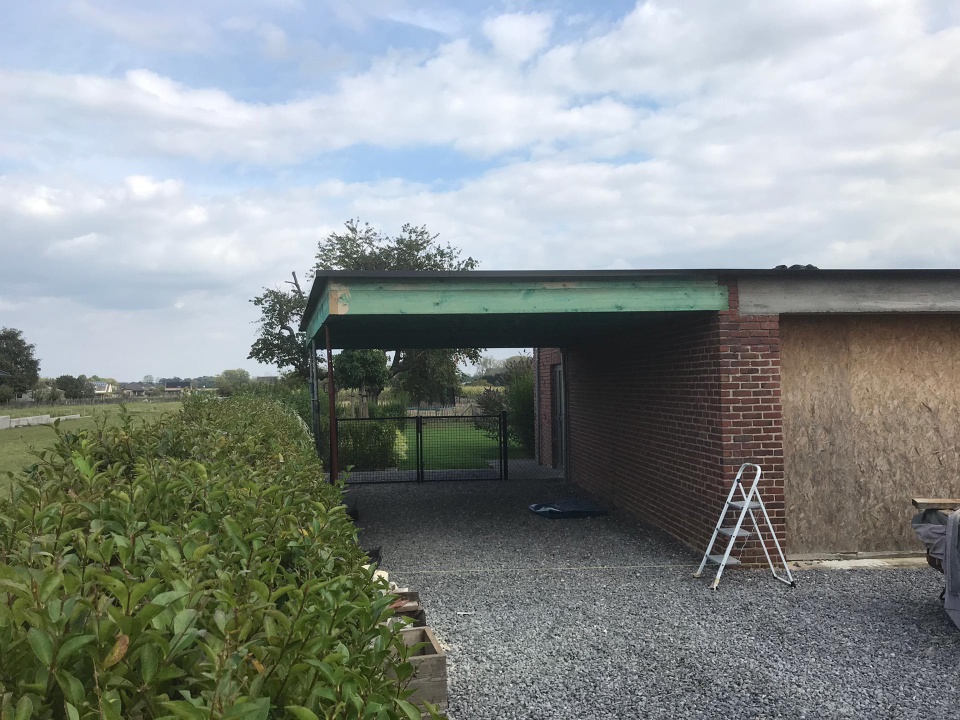 Renovatie van een Carport te Stokkem met een EPDM Dakbedekking in Stokkem met een EPDM Dakbedekking, foto 8