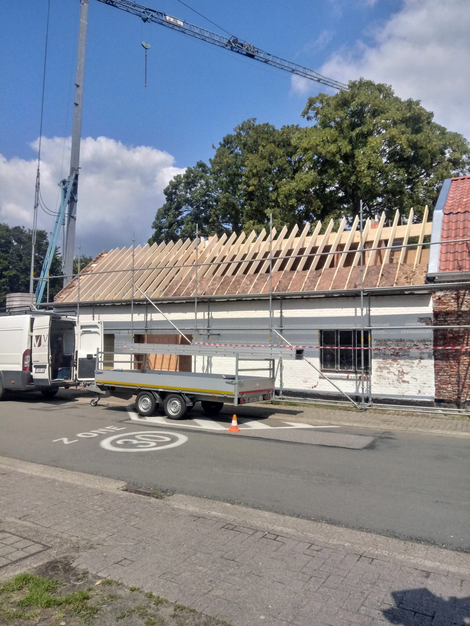 Renovatie van een Hellend Dak + Nieuwbouw Plat Dak te Peer in Peer, foto 4