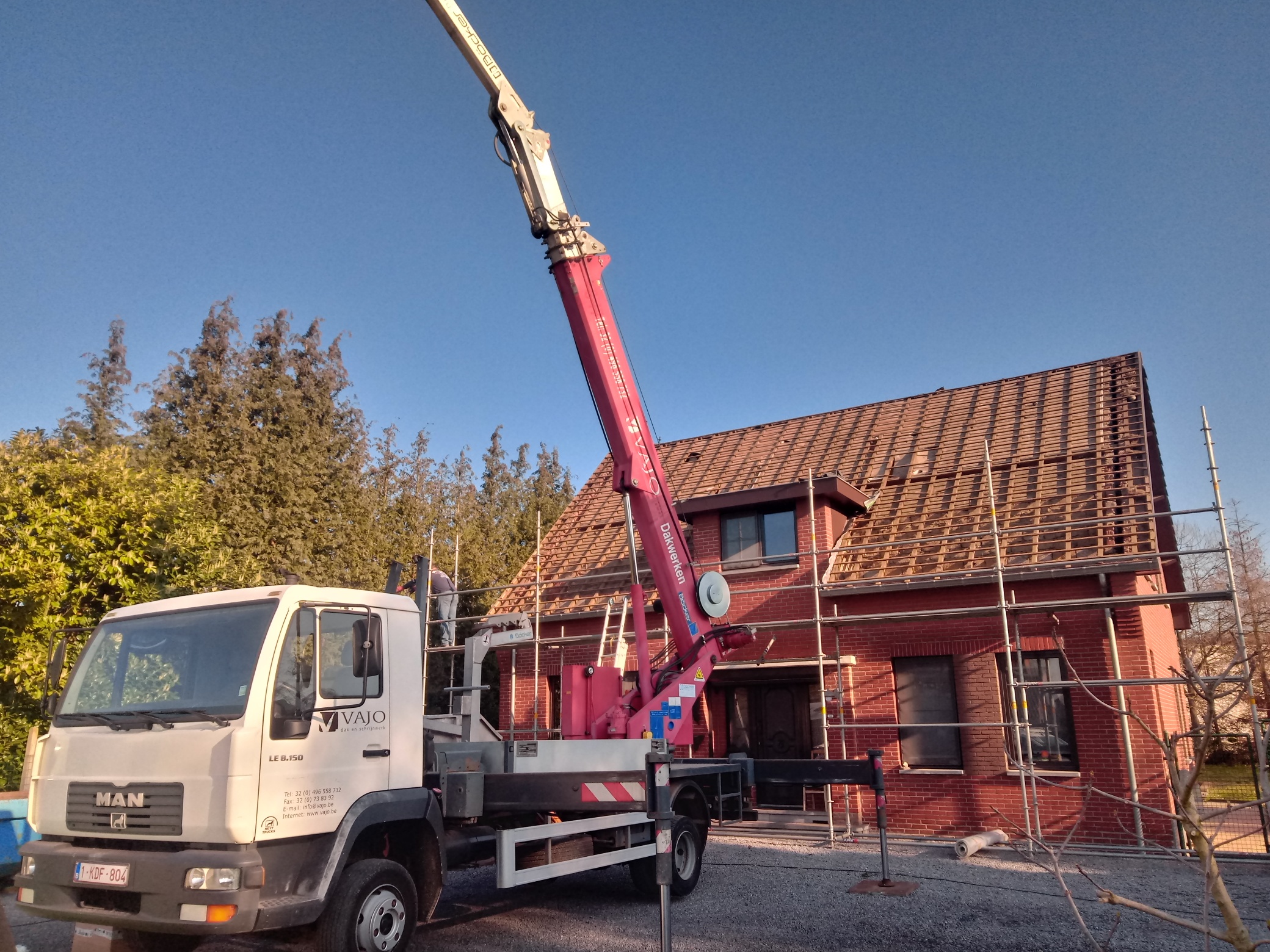 Renovatie van een Hellend Dak te Lanklaar in Sarkingsysteem in Lanklaar in Sarkingsysteem, foto 2