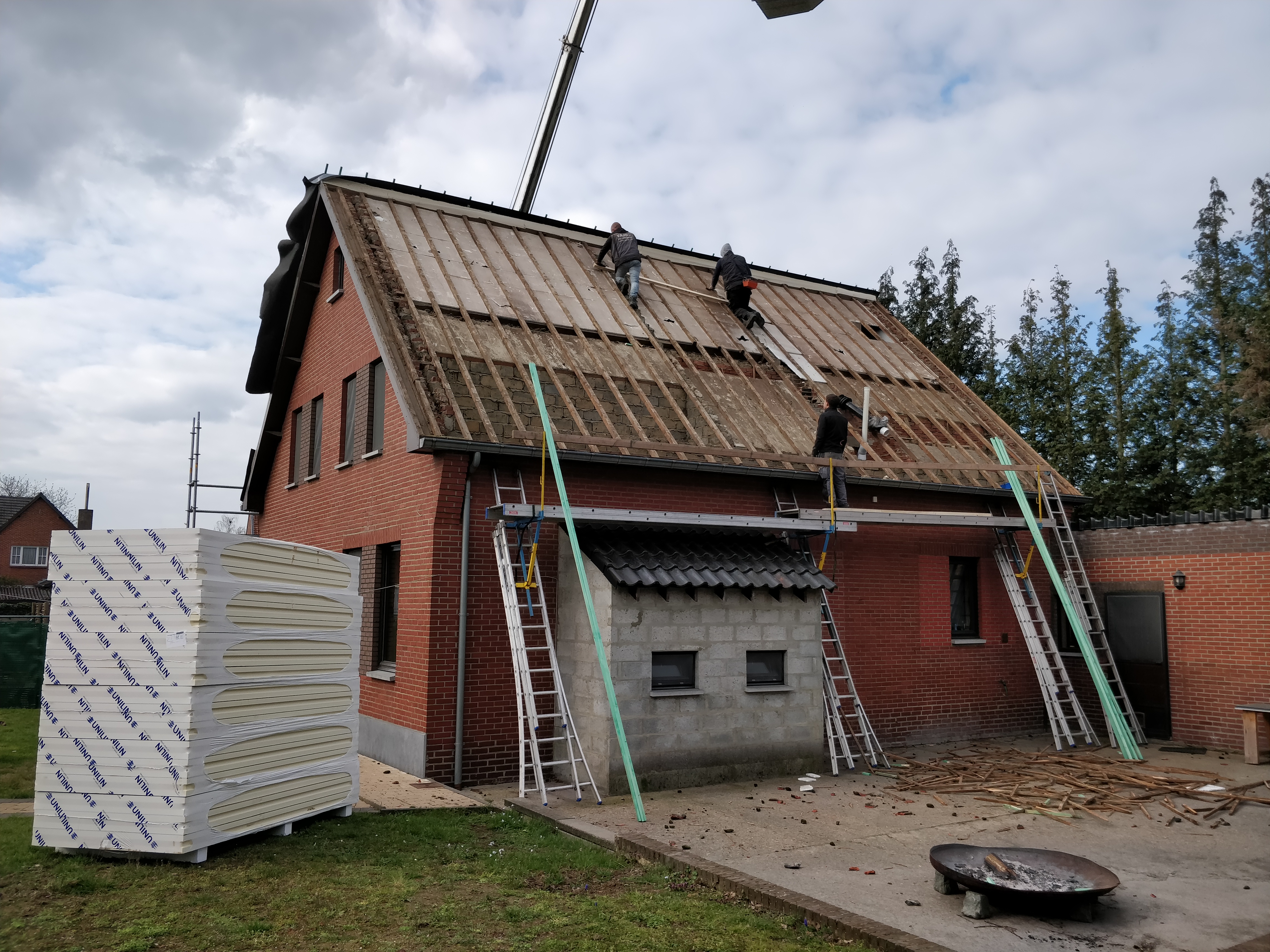 Renovatie van een Hellend Dak te Lanklaar in Sarkingsysteem in Lanklaar in Sarkingsysteem, foto 3