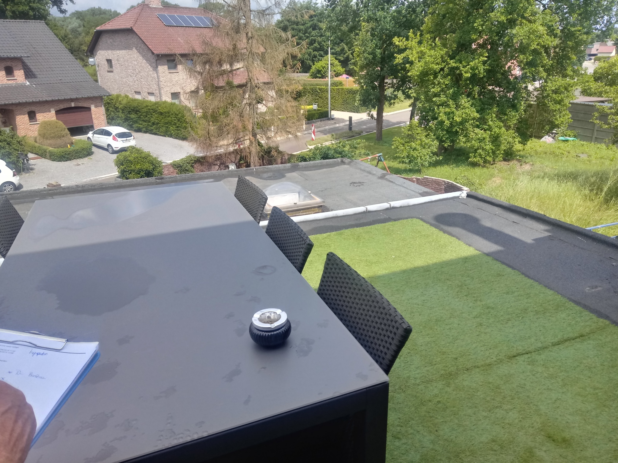 Renovatie van een Plat Dak te As – EPDM Dakbedekking – Terras uit Padouk in As – EPDM Dakbedekking – Terras uit Padouk, foto 2