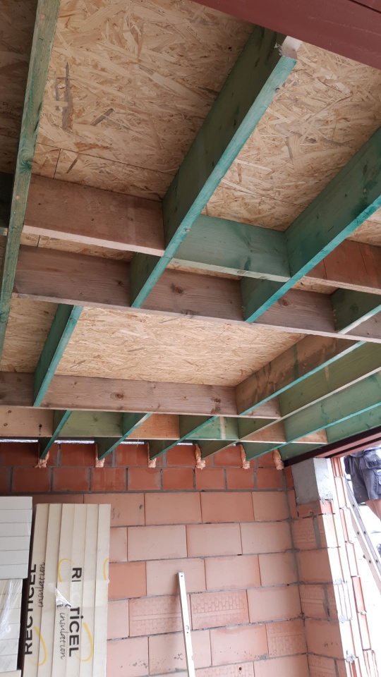 Renovatie van een Plat Dak en Gevelbekleding in Afrormosia te Boorsem in Boorsem, foto 4