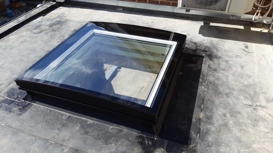 Renovatie van een Plat Dak en Gevelbekleding in Afrormosia te Boorsem in Boorsem, foto 9