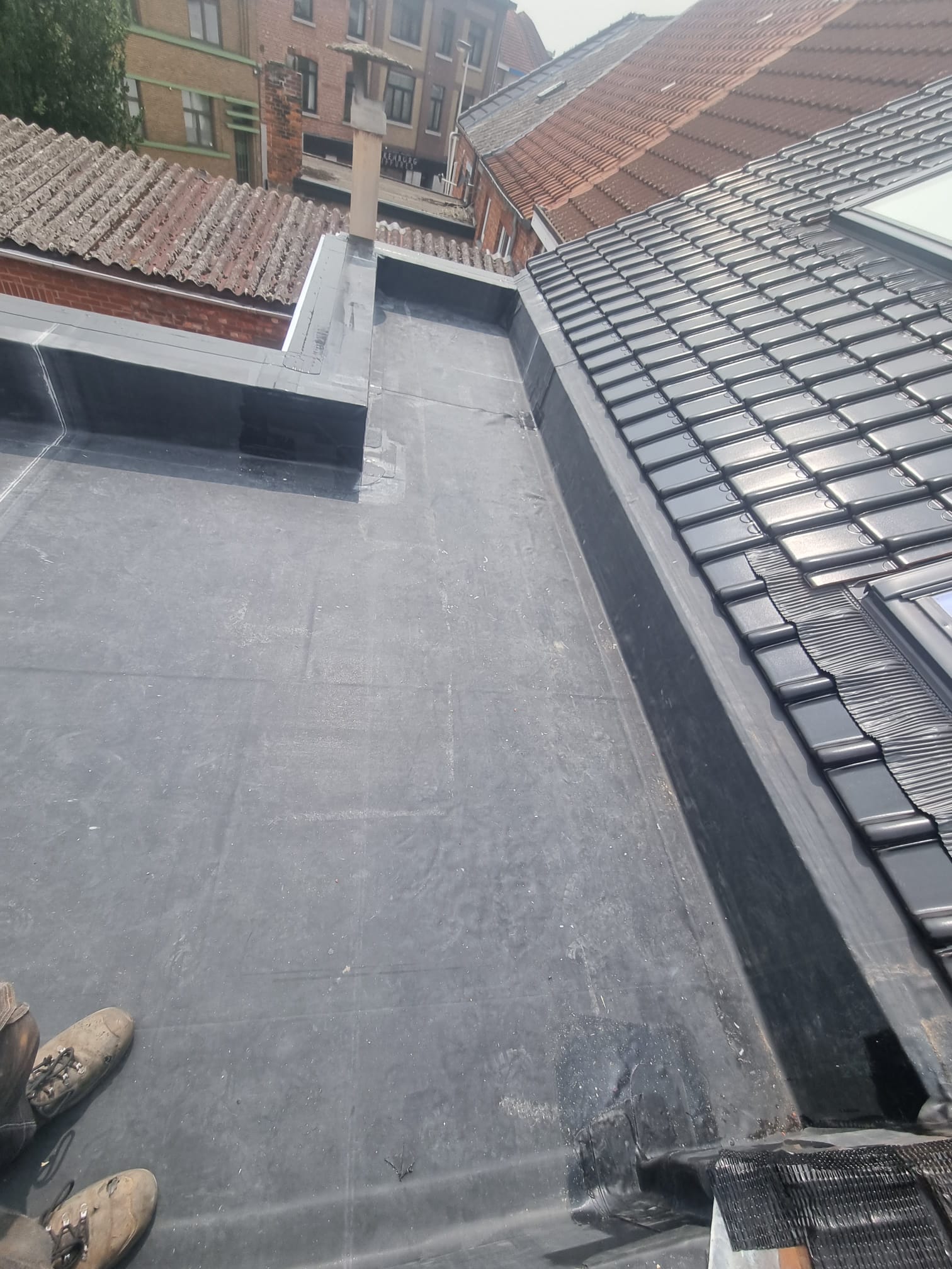 Renovatie van Hellend en Plat Dak te Hasselt in Hasselt, foto 12